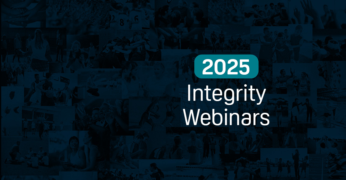 2025 Sport Integrity Australia webinars promo image