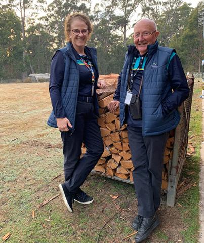 Doping Control Officers (DCOs) Kate and Keith