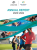 Front cover of the Sport Integrity Australia Annual Report for 2023-24